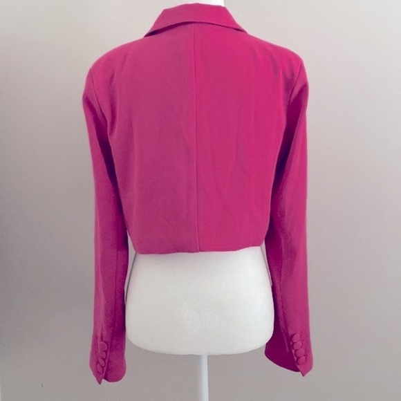 Lovers + friends fuschia crop blazer top - Picture 7 of 10